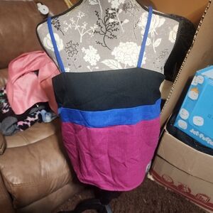 Sasson Jeans Black, Blue, and Purple Blazer Set